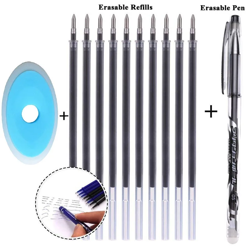 10 PCS/lot 0.5mm Erasable Gel Pens 8 color Pen Refills Pen case Office School Stationary Supplies Creative Ink Writing 040199
10 PCS/lot 0.5mm Erasable Gel Pens 8 color Pen Refills Pen case Office School Stationary Supplies Creative Ink Writing 040199