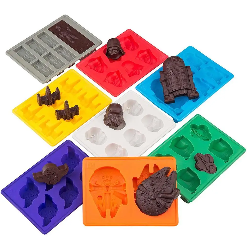 Ice Cube Tray Star Wars Silicone Ice Trays/Chocolate Molds Candy Baking Molds Create Cake Toppers Jello Soaps Candles Bath Bombs
Ice Cube Tray Star Wars Silicone Ice Trays/Chocolate Molds Candy Baking Molds Create Cake Toppers Jello Soaps Candles Bath Bombs