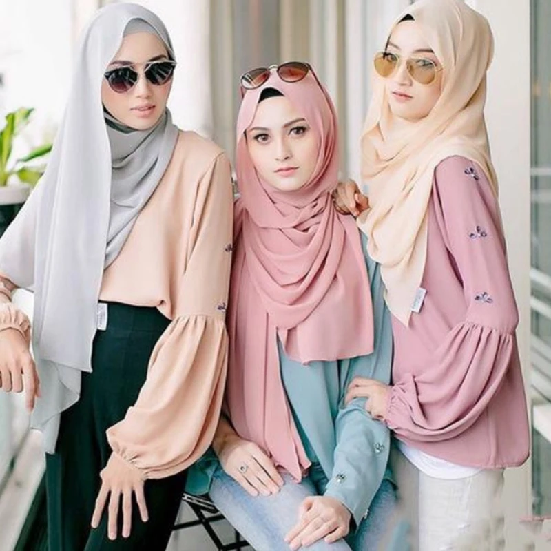 Ladies Solid Color Pearl Chiffon Gold Powder Hui Baotou Turban Monochrome Shawl Headband Muslim Headscarf Scarf
Ladies Solid Color Pearl Chiffon Gold Powder Hui Baotou Turban Monochrome Shawl Headband Muslim Headscarf Scarf