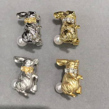 6-7MM natural fresh water pearl brooch perfect round cute rabbit brooch pins fashion women jewelry free shipping
6-7MM natural fresh water pearl brooch perfect round cute rabbit brooch pins fashion women jewelry free shipping