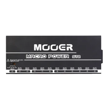 Mooer Macro Power S12 MPS12 Power Supply 12 Ports Isolated Effect Pedal Power Supply for Guitar Effect Pedal Guitar Accessories
Mooer Macro Power S12 MPS12 Power Supply 12 Ports Isolated Effect Pedal Power Supply for Guitar Effect Pedal Guitar Accessories