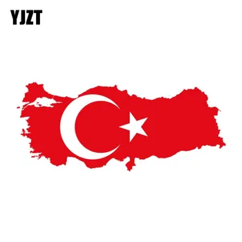 YJZT 15.6CM*6.5CM Creative Turkey Car Sticker Flag Creative Map Decal Car Styling 6-0908
YJZT 15.6CM*6.5CM Creative Turkey Car Sticker Flag Creative Map Decal Car Styling 6-0908