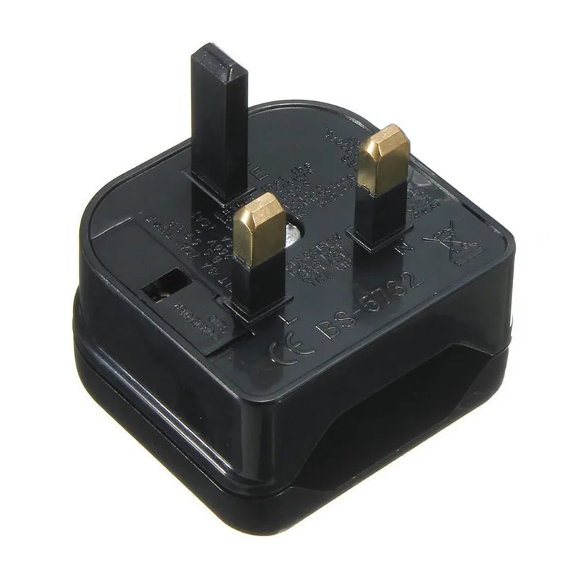 

New European Euro EU 2 Pin to UK 3Pin Power Socket Travel Plug Adapter Converter