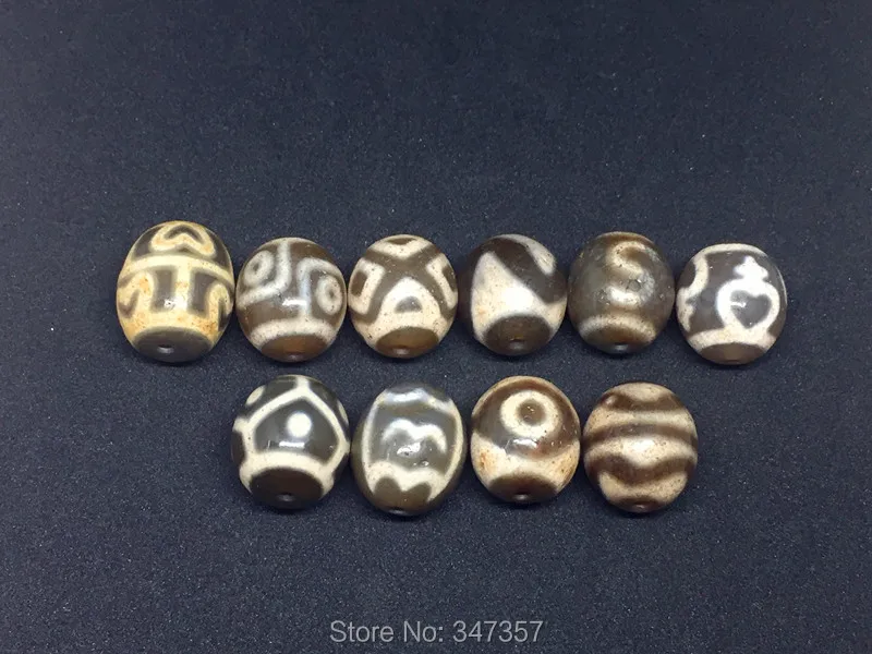 2018 Fengshui Dzi Ji bead 18 мм * 20 1 шт. лот крючок для денег тигровый зуб Кладоискатель ваза