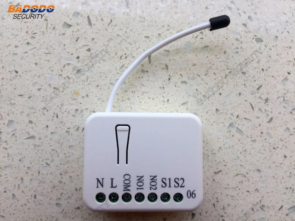 Z-Wave Relay Insert 2x1,5kw TKB Home TZ06 In Wall Dual Way Relay Switch Module US Frequency two dry contact relay
Z-Wave Relay Insert 2x1,5kw TKB Home TZ06 In Wall Dual Way Relay Switch Module US Frequency two dry contact relay
