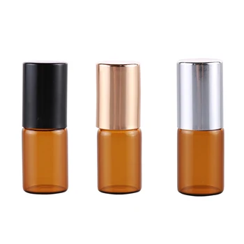 100 Pieces/Lot 3ml Refillable Amber Glass Bottles With Steel Ball & Roller Oils Bottles With Aluminum Cap
100 Pieces/Lot 3ml Refillable Amber Glass Bottles With Steel Ball & Roller Oils Bottles With Aluminum Cap