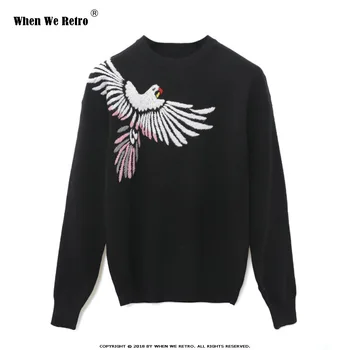 When We Retro 2018 New Runway Fashion Women Sweaters O-neck Knitted Pullovers Full Sleeve Blouse Female Tops Embroidery YC40
When We Retro 2018 New Runway Fashion Women Sweaters O-neck Knitted Pullovers Full Sleeve Blouse Female Tops Embroidery YC40