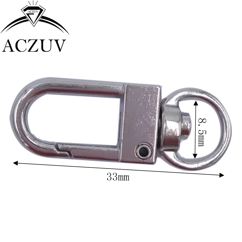 100pcs Rhodium Plated 33mm Metal Swivel Lobster Clasp Snap Hook fit Purse Chain Keychains Handbag Buckles DIY Accessories SLC006
100pcs Rhodium Plated 33mm Metal Swivel Lobster Clasp Snap Hook fit Purse Chain Keychains Handbag Buckles DIY Accessories SLC006