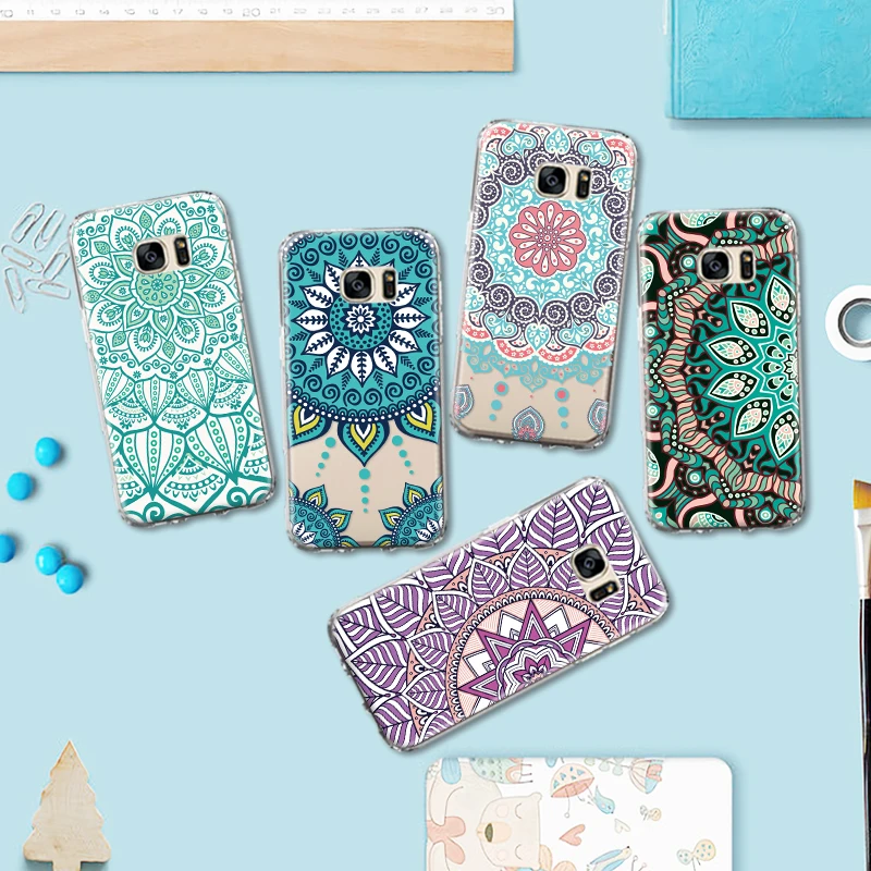 Lovely Cute Floral Mandala Pattern TPU Phone Case for Samsung J3 J5 J7 A3 A5 2016 2017 Silicone Case Back Cover Protective Cover
Lovely Cute Floral Mandala Pattern TPU Phone Case for Samsung J3 J5 J7 A3 A5 2016 2017 Silicone Case Back Cover Protective Cover
