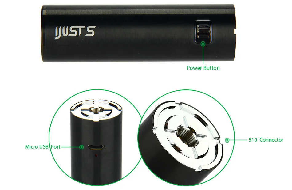 Eleaf iJust S Battery - 3000mAh, Black