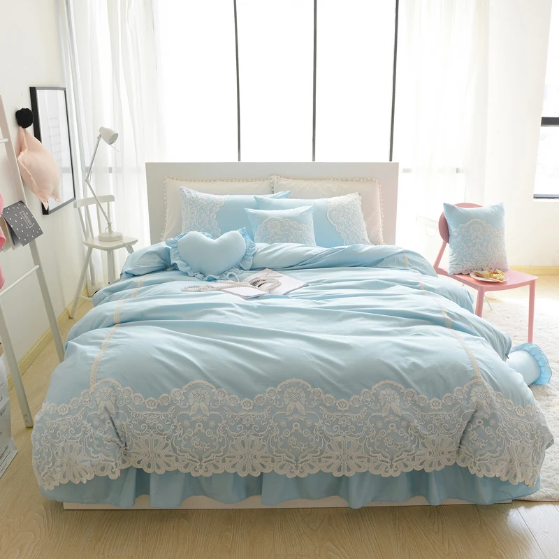New 7pcs 100% cotton Princess style luxury bedding sets queen king size lace duvet cover bed sheet set,bed set bed linen
New 7pcs 100% cotton Princess style luxury bedding sets queen king size lace duvet cover bed sheet set,bed set bed linen