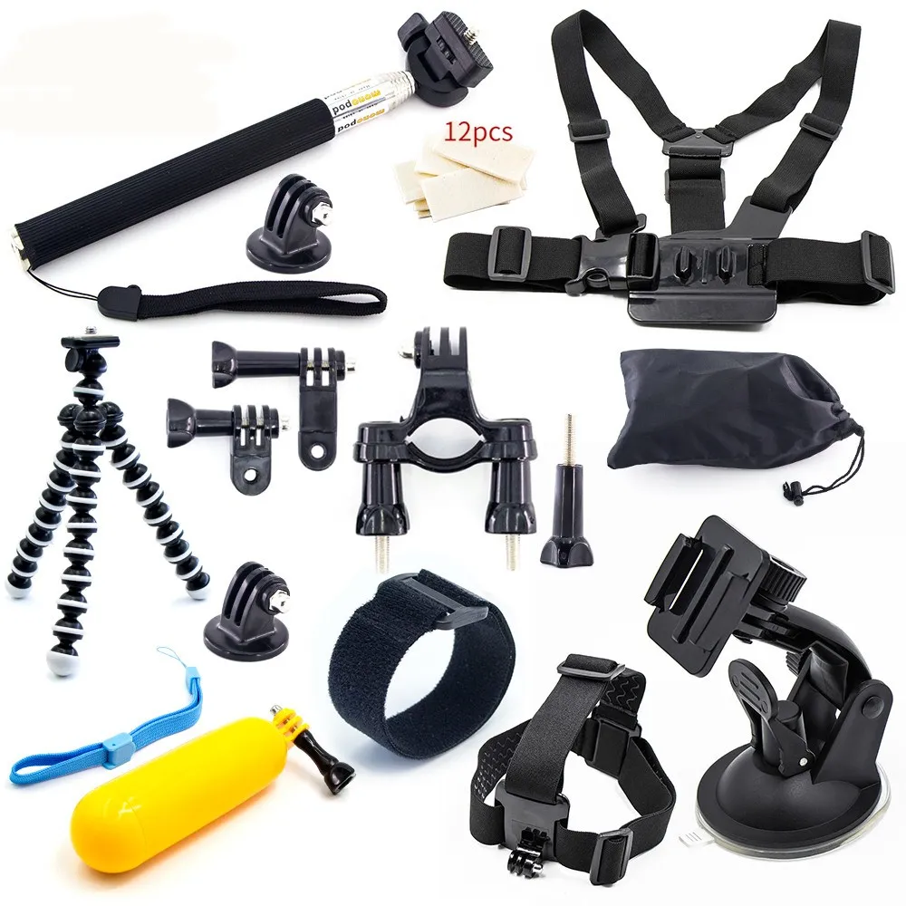 Tripod Self Stick Mount Adapter for Gopro Go Pro Session 6 5 4 3 SJCAM SJ4000 xiao mi yi 4k Action Sport Camera Accessories Kit
Tripod Self Stick Mount Adapter for Gopro Go Pro Session 6 5 4 3 SJCAM SJ4000 xiao mi yi 4k Action Sport Camera Accessories Kit