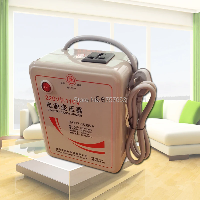 Free shipping 1500w 1.5KVA Step Down Voltage Converter Transformer 220v-240V to 110v-120V
Free shipping 1500w 1.5KVA Step Down Voltage Converter Transformer 220v-240V to 110v-120V