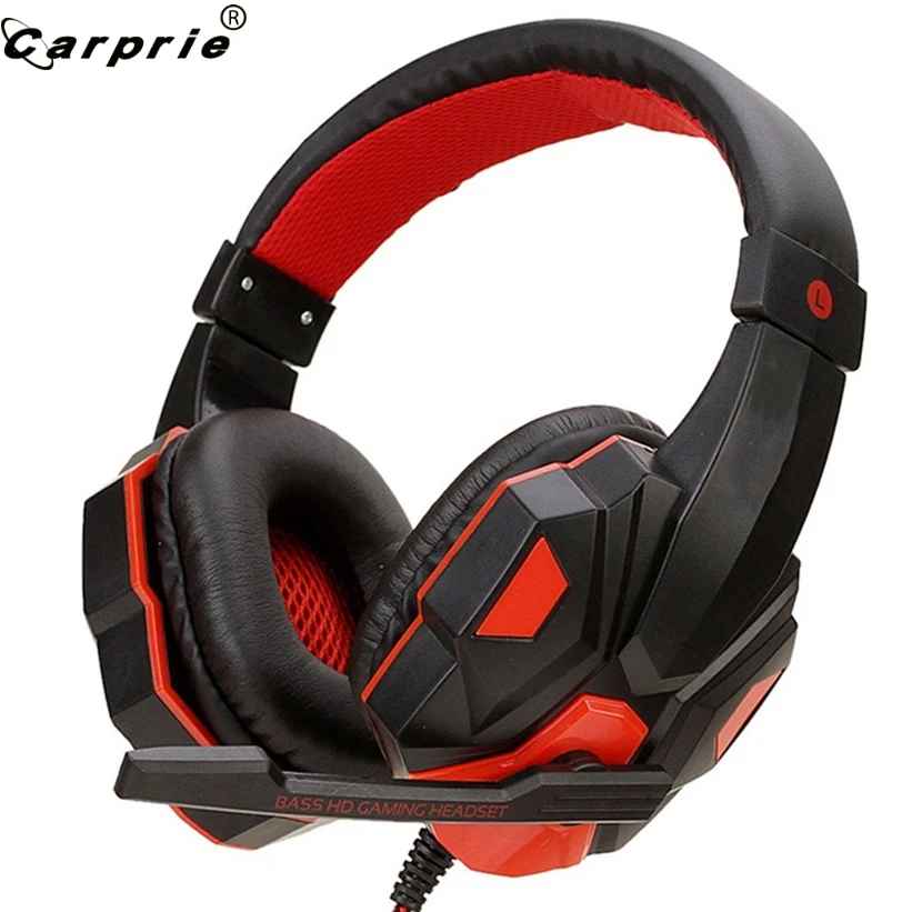 CARPRIE Wired Gaming Headphone Deep Bass Big Headset Earphone with Mic for Computer Games PS4 X-BOX PC Laptop Smartphone 90107
CARPRIE Wired Gaming Headphone Deep Bass Big Headset Earphone with Mic for Computer Games PS4 X-BOX PC Laptop Smartphone 90107