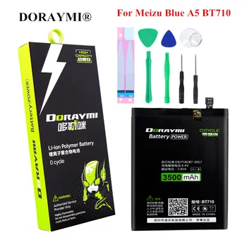 DORAYMI BT710 Battery for Meizu Blue A5 M5c M710M M793Q Phone Replacement Bateria 3500mAh High Capacity Lithium Batteries
DORAYMI BT710 Battery for Meizu Blue A5 M5c M710M M793Q Phone Replacement Bateria 3500mAh High Capacity Lithium Batteries