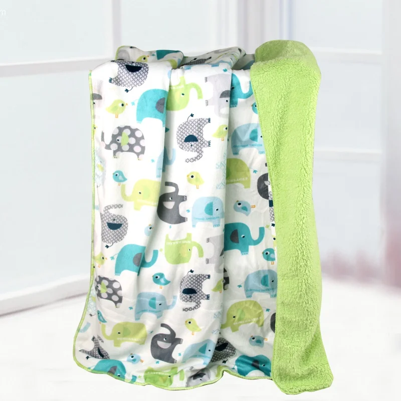 102*76cm Baby Blanket Cartoon Pattern Thicken Double Layer Cotton Bath Towels Infant Soft Air Conditioning Towel
102*76cm Baby Blanket Cartoon Pattern Thicken Double Layer Cotton Bath Towels Infant Soft Air Conditioning Towel