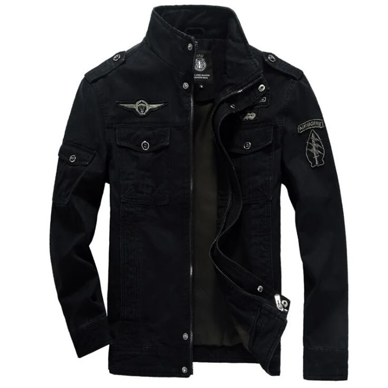 2019 Spring Autumn Cotton Military Jacket Men Soldier Style Army Jackets Male Clothing Mens Bomber Jackets Plus Size M-6XL
2019 Spring Autumn Cotton Military Jacket Men Soldier Style Army Jackets Male Clothing Mens Bomber Jackets Plus Size M-6XL