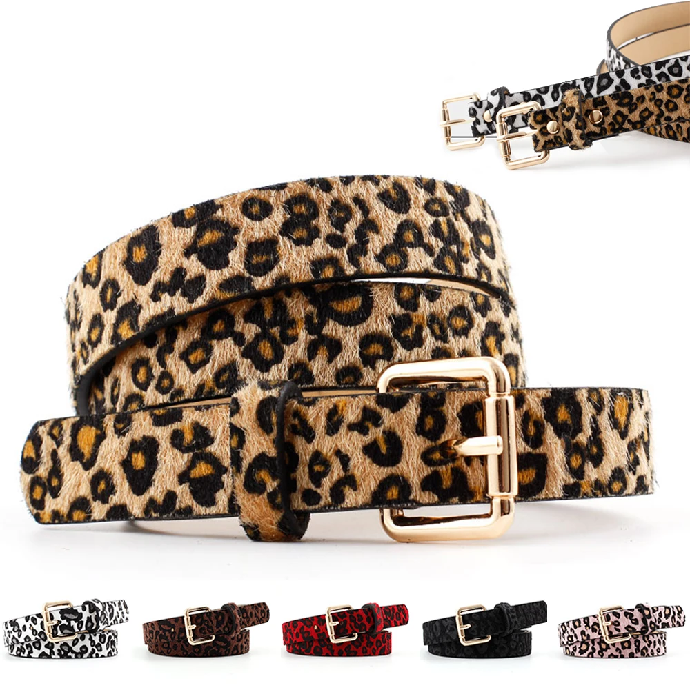 Sexy Female Belt Cummerbund Women Horsehair Belt With Leopard Pattern Rose Gold Metal Buckle Hot Women Pu Belt 2019 Fashion
Sexy Female Belt Cummerbund Women Horsehair Belt With Leopard Pattern Rose Gold Metal Buckle Hot Women Pu Belt 2019 Fashion