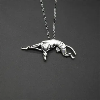 Elfin Trendy Italian Greyhound Necklace Fashion SLOUGHI Jewellery Spanish Grey Hhound Whippet Pendant Necklace Women
Elfin Trendy Italian Greyhound Necklace Fashion SLOUGHI Jewellery Spanish Grey Hhound Whippet Pendant Necklace Women