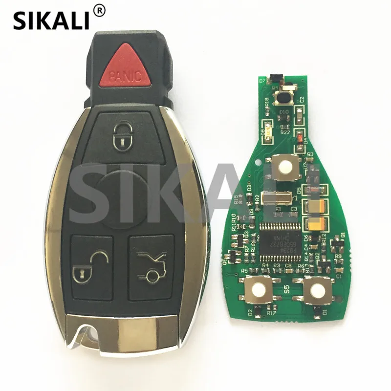 

SIKALI Car Smart Card Remote Key Suit for Mercedes Benz Ok for NEC and BGA Types 315MHz 433.92MHz Year 2000 and after