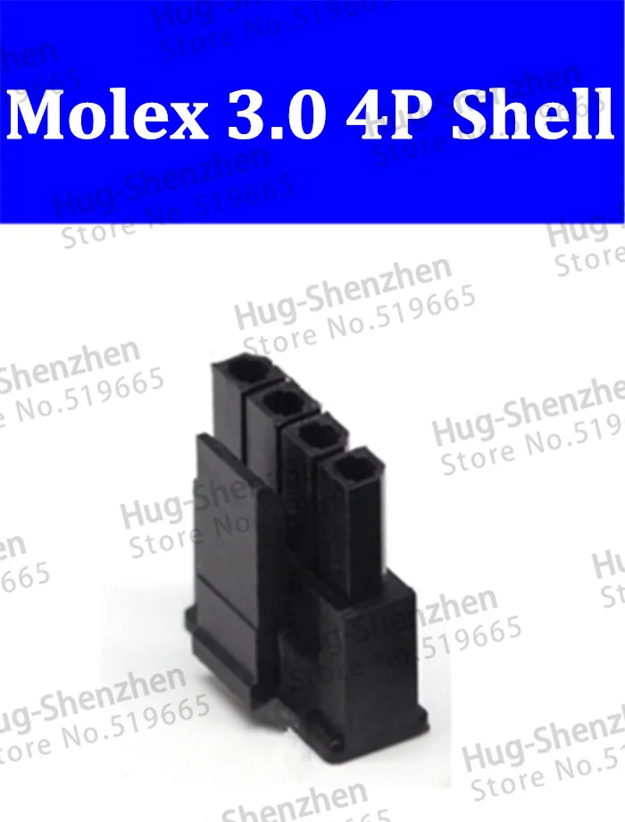 5557 Promotion product 50pcs Molex 3.0mm 1*4pin 43645-0400 black Male Power Connector Housing Plastic Shell
5557 Promotion product 50pcs Molex 3.0mm 1*4pin 43645-0400 black Male Power Connector Housing Plastic Shell