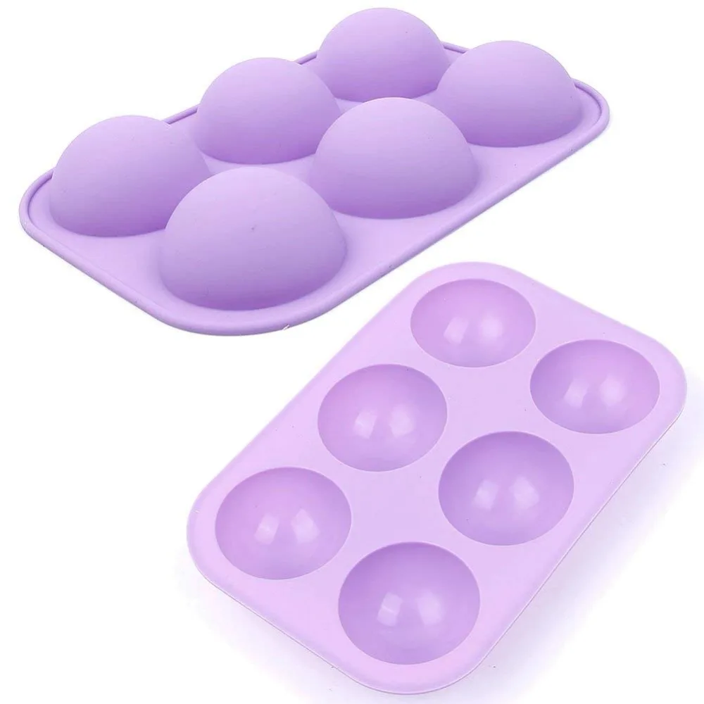 6 Even Silicone Cake Mold Half Sphere Shape Fondant Molds Handmade Soap Form Chocolate Mould Kitchen Baking Accessories
6 Even Silicone Cake Mold Half Sphere Shape Fondant Molds Handmade Soap Form Chocolate Mould Kitchen Baking Accessories