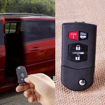 CITALL 4 Button Folding Flip Remote Keyless Key Shell Cover Case Fob Housing fit for Mazda 3 6 MX-5 Miata 2010 2011 2012
CITALL 4 Button Folding Flip Remote Keyless Key Shell Cover Case Fob Housing fit for Mazda 3 6 MX-5 Miata 2010 2011 2012