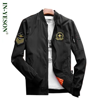 Spring Autumn Men's Windbreaker Trench Coat Army Flight Pilot Jacket Men Embroidery Epaulet Solid Brand Militar Jacket
Spring Autumn Men's Windbreaker Trench Coat Army Flight Pilot Jacket Men Embroidery Epaulet Solid Brand Militar Jacket