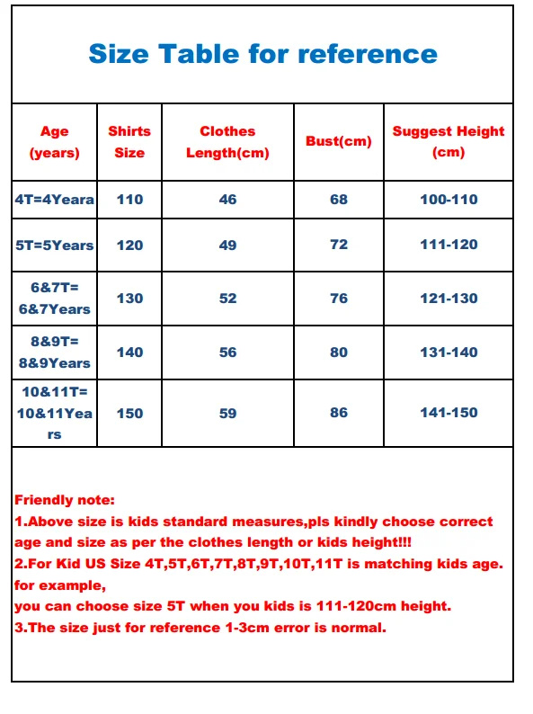 8097 size table