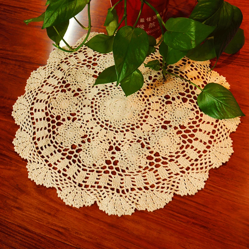 Handmade Crocheted hook flowers cotton lace / Many Uses / hollow round decorative mat coasters cup pads/ Korean Style
Handmade Crocheted hook flowers cotton lace / Many Uses / hollow round decorative mat coasters cup pads/ Korean Style