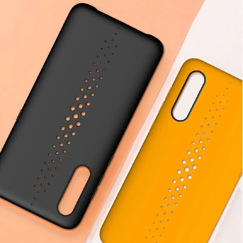 Чехол для Xiaomi mi 9 mi9 funda с отверстиями матовая поверхность Мягкий ТПУ силиконовый