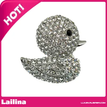 45mm Silver Plated Clear Rhinestone Lovely Duck Classic Brooch with Little Flower Hot Sell
45mm Silver Plated Clear Rhinestone Lovely Duck Classic Brooch with Little Flower Hot Sell