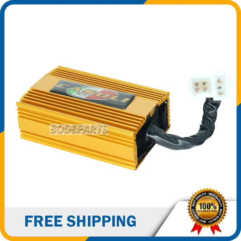 DQ190 Aluminum 6 - Pin GY6 DC Iginitor CDI Box For 125 150 200 250 CC ATV Dirt bike Utv Go kart Engine Parts Igniter
DQ190 Aluminum 6 - Pin GY6 DC Iginitor CDI Box For 125 150 200 250 CC ATV Dirt bike Utv Go kart Engine Parts Igniter