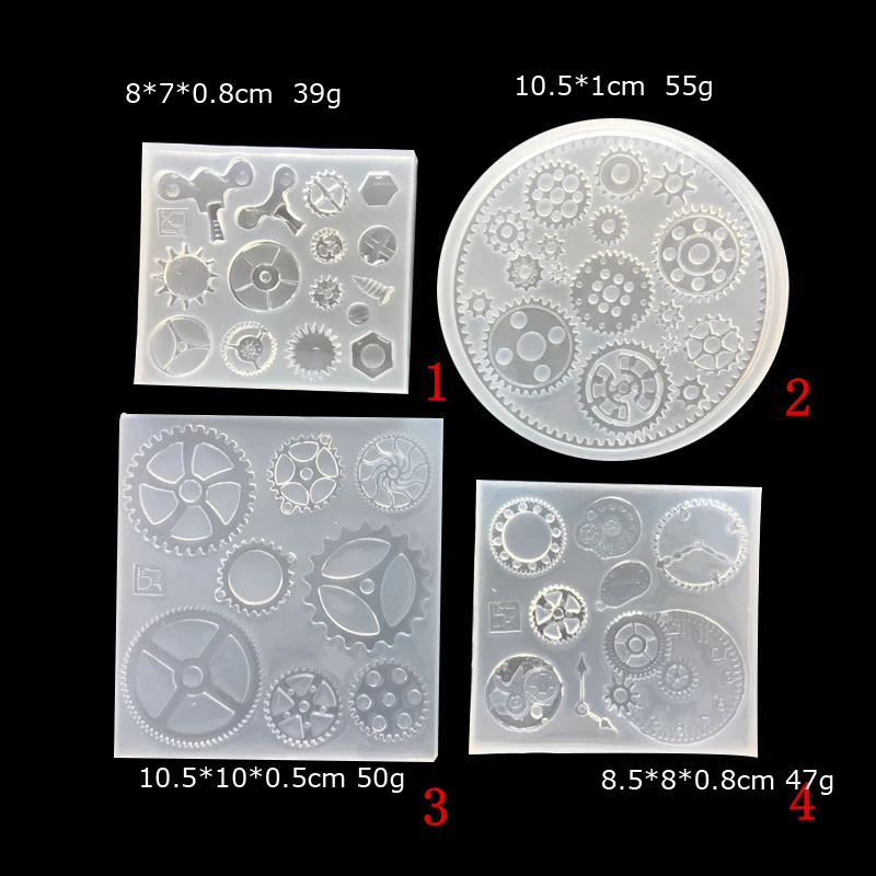 1pcs gearwheel Shape Charms Craft DIY Transparent UV Resin Liquid Silicone Combination Molds Silicone Mould handmade molds
1pcs gearwheel Shape Charms Craft DIY Transparent UV Resin Liquid Silicone Combination Molds Silicone Mould handmade molds