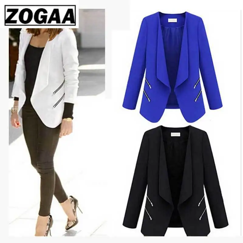 ZOGAA Woman Office Casual Suit Blazer Double Breasted Pocket Jackets Elegant Long Sleeve Outerwear Spring Summer Clothes Women
ZOGAA Woman Office Casual Suit Blazer Double Breasted Pocket Jackets Elegant Long Sleeve Outerwear Spring Summer Clothes Women