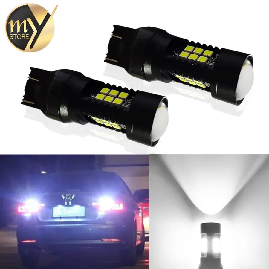 2Pcs 1200Lm T20 LED W21W WY21W W21/5W Leds 7440 7443 Led Auto Lights Bulbs Reverse Backup DRL Lamp White Yellow Red Cars
2Pcs 1200Lm T20 LED W21W WY21W W21/5W Leds 7440 7443 Led Auto Lights Bulbs Reverse Backup DRL Lamp White Yellow Red Cars