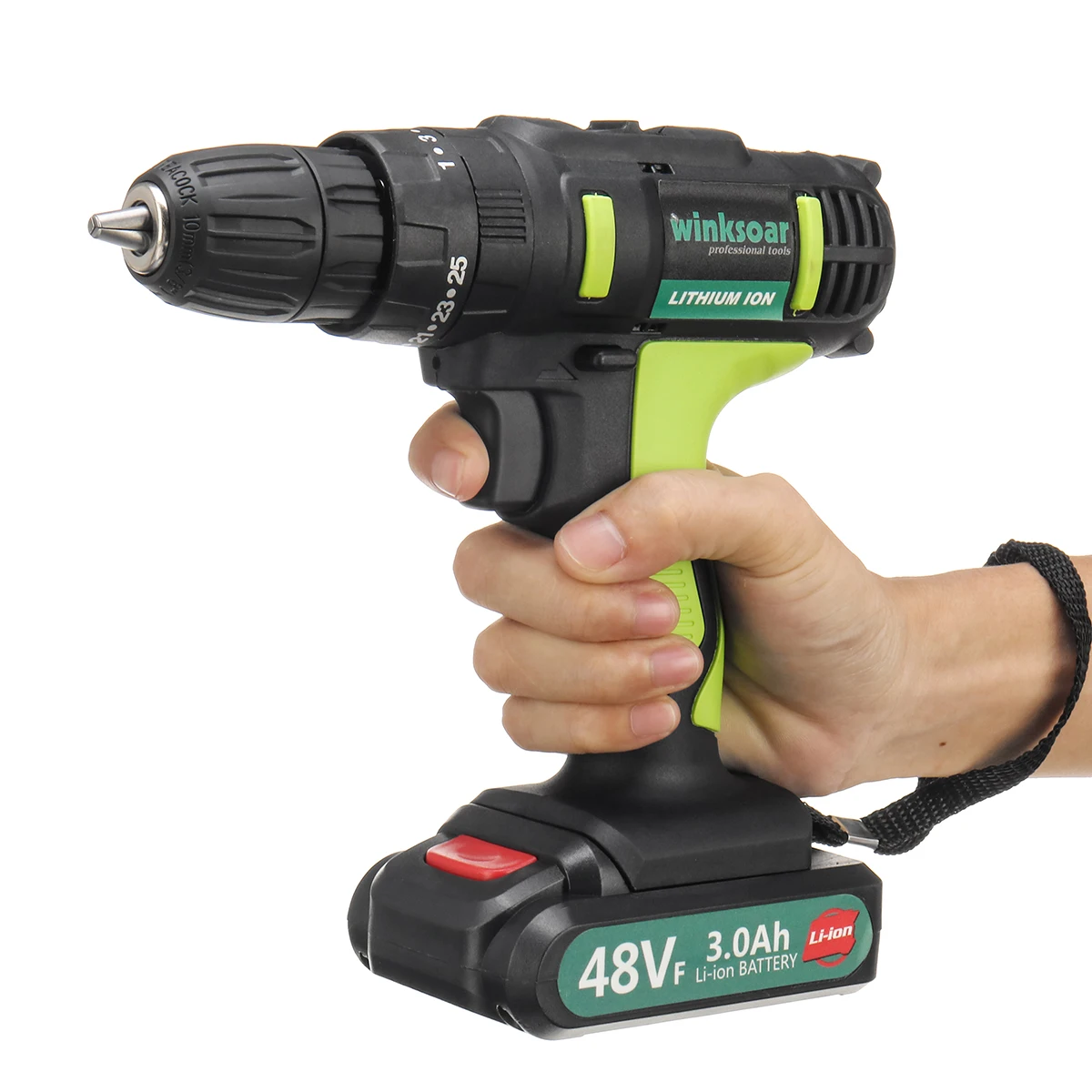 48VF Electric Screwdriver Cordless Drill 2-Speed 25+1 Torque LI-ION Rechargeable Battery Waterproof Electric Drill Power Tools
48VF Electric Screwdriver Cordless Drill 2-Speed 25+1 Torque LI-ION Rechargeable Battery Waterproof Electric Drill Power Tools