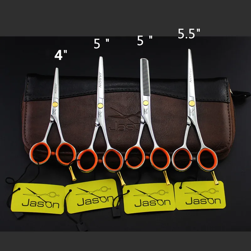 4inch 5inch 5.5inch JASON Cutting Thinning Scissors Professional Hair Cutting Scissors with One Tailed for Barbers Hairdressing
4inch 5inch 5.5inch JASON Cutting Thinning Scissors Professional Hair Cutting Scissors with One Tailed for Barbers Hairdressing