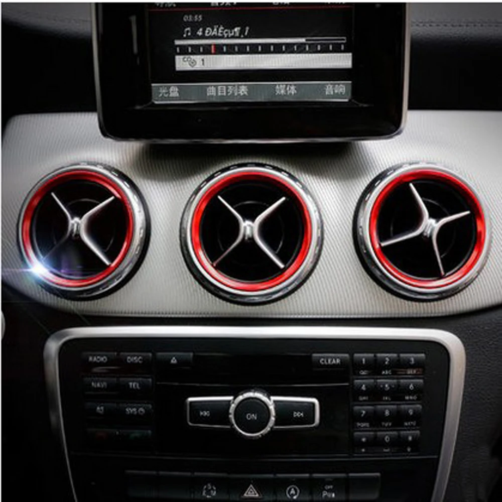 Car air-conditioning outlet Aluminium Accessories For Mercedes Benz A200 A180 A260 B180 B200 A200 A250 CLA GLA200 GLA250 A45
Car air-conditioning outlet Aluminium Accessories For Mercedes Benz A200 A180 A260 B180 B200 A200 A250 CLA GLA200 GLA250 A45
