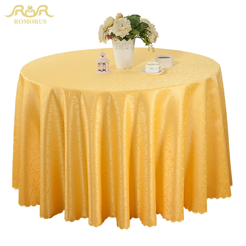 ROMORUS New Round Table Cloths Solid Color Wedding Tablecloth Gold/Red/Purple/White Party Table Cover Square Dining Table Linen
ROMORUS New Round Table Cloths Solid Color Wedding Tablecloth Gold/Red/Purple/White Party Table Cover Square Dining Table Linen