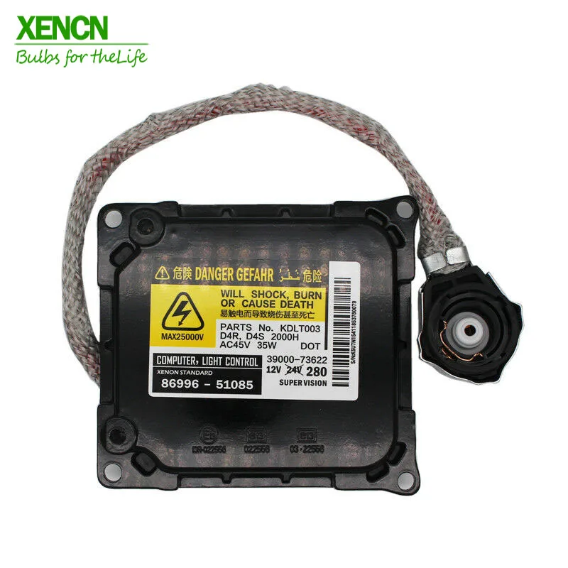 XENCN New HID Headlight Ballast 35W for D4S D4R KDLT003, DDLT003, 8110730D30 8699651085, 8110730D30, 8110721150, 3900073622
XENCN New HID Headlight Ballast 35W for D4S D4R KDLT003, DDLT003, 8110730D30 8699651085, 8110730D30, 8110721150, 3900073622