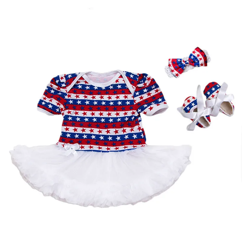 New Arrival Baby Girls Romper Set Children Star and Striped Romper with Headband and Shoes Fourth July Independence Day Clothes
New Arrival Baby Girls Romper Set Children Star and Striped Romper with Headband and Shoes Fourth July Independence Day Clothes