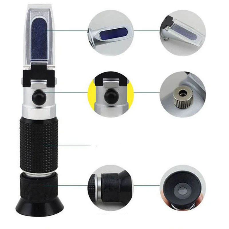 Refractometer 0~32% RSG-100ATC Optical Sugar Food Beverages ATC Content Alcohol Alcoholometer Meter Tool Test Handheld Hydromet
Refractometer 0~32% RSG-100ATC Optical Sugar Food Beverages ATC Content Alcohol Alcoholometer Meter Tool Test Handheld Hydromet