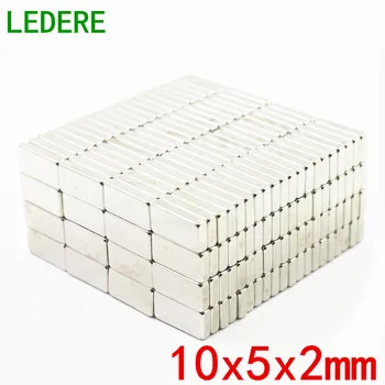 LEDERE 50/100pcs magnet 10x5x2 10x5x2mm rare earth neodymium permanent super strong magnet 10*5*2mm NEW Art Craft Connec
LEDERE 50/100pcs magnet 10x5x2 10x5x2mm rare earth neodymium permanent super strong magnet 10*5*2mm NEW Art Craft Connec