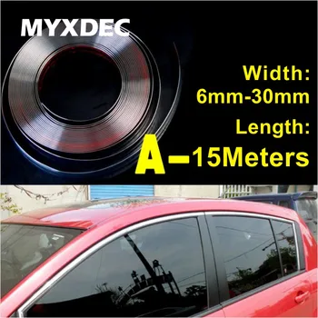 MYXDEC 6mm-30mm Car Chrome Decor Strip Sticker Silver Auto Styling Moulding Trim Strip Auto Body Window Exterior Decoration
MYXDEC 6mm-30mm Car Chrome Decor Strip Sticker Silver Auto Styling Moulding Trim Strip Auto Body Window Exterior Decoration