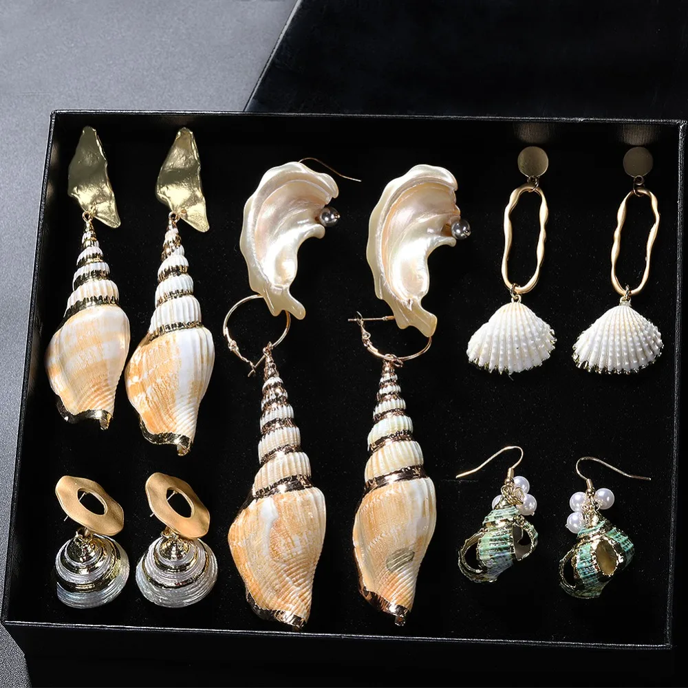 Vedawas Boho Shell Earrings Penientes Handmade Earrings for Women Party Statement Jewelry Fashion Accessories Wholesale xg2550
Vedawas Boho Shell Earrings Penientes Handmade Earrings for Women Party Statement Jewelry Fashion Accessories Wholesale xg2550