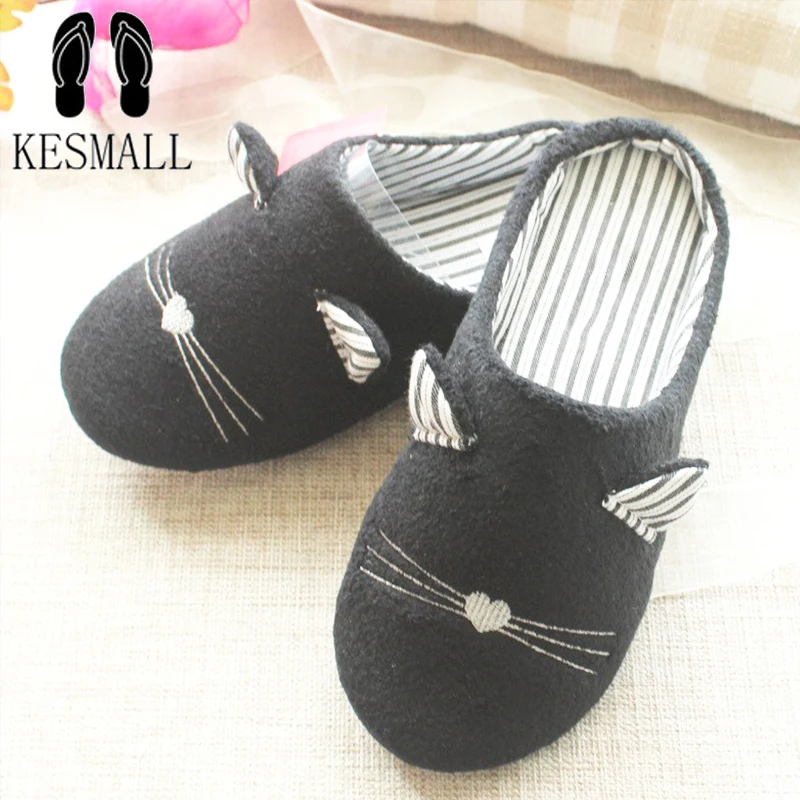 KESMALL Women Home Slipper Plush Winter Warm Fur Slippers For Women Cartoon Cat Soft Shoes Indoor Platform Flock Slippers WS241
KESMALL Women Home Slipper Plush Winter Warm Fur Slippers For Women Cartoon Cat Soft Shoes Indoor Platform Flock Slippers WS241