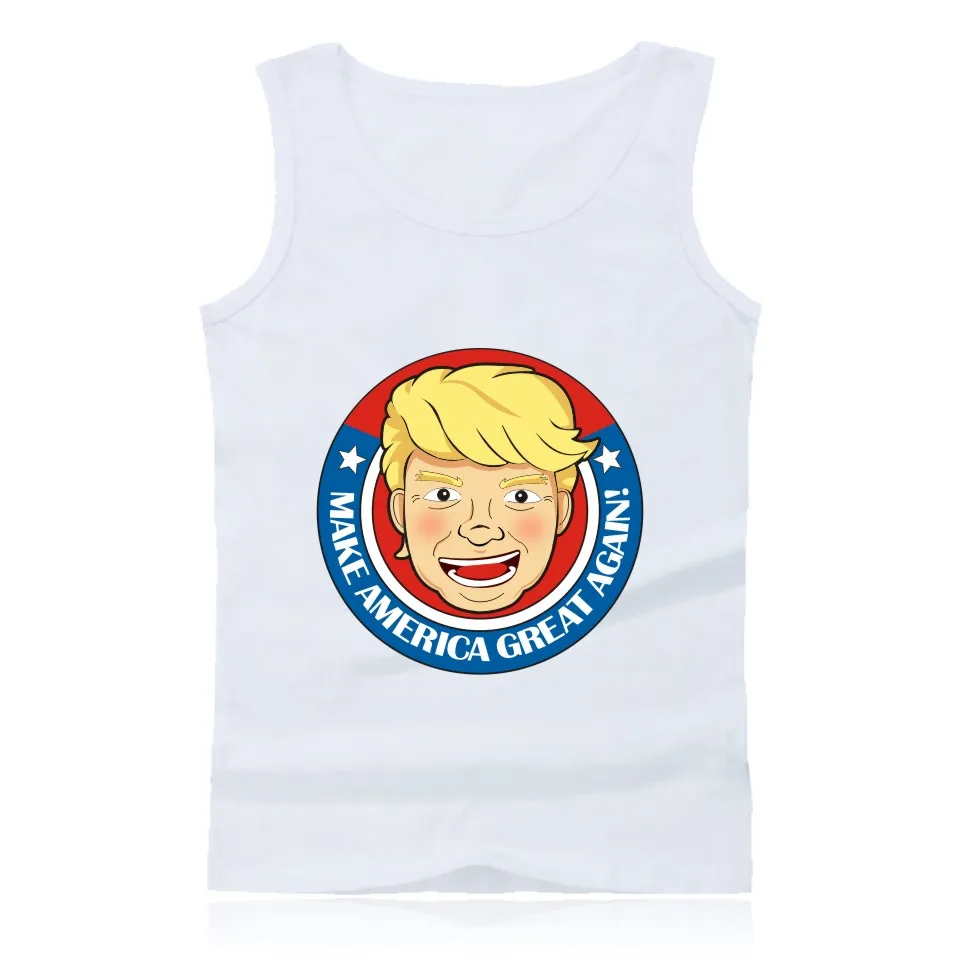 Donald Trump Summer Tank Top Men Street Vest and Make America Great Again Bodybuilding Sleeveless Shirts Plus Size
Donald Trump Summer Tank Top Men Street Vest and Make America Great Again Bodybuilding Sleeveless Shirts Plus Size
