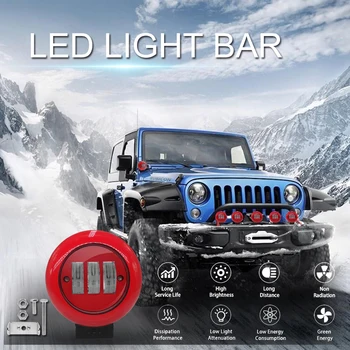 Red 30W LED Flood Light Car Fog Lamp Off Road Vehicles Square Round IP68 Bright Led Work Lamp Car Styling Lamp For SUV Jeep ATV
Red 30W LED Flood Light Car Fog Lamp Off Road Vehicles Square Round IP68 Bright Led Work Lamp Car Styling Lamp For SUV Jeep ATV