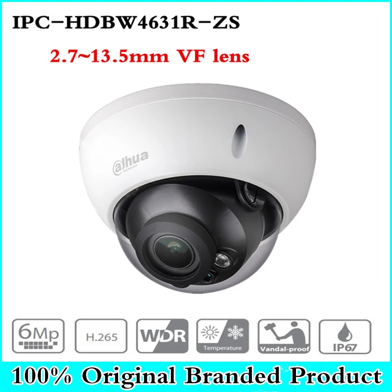 Original Motorized Zoom Camera IPC-HDBW4631R-ZS Day Night CCTV IP Camera 30M IR Range Vari-Focus Network Camera H.265 6mp Camera
Original Motorized Zoom Camera IPC-HDBW4631R-ZS Day Night CCTV IP Camera 30M IR Range Vari-Focus Network Camera H.265 6mp Camera